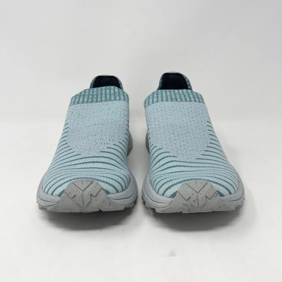 Merrell Embark Moc Slip On Shoes Womens 7 Harbour Gray Bleu Teal Orange Hiking - Picture 4 of 7